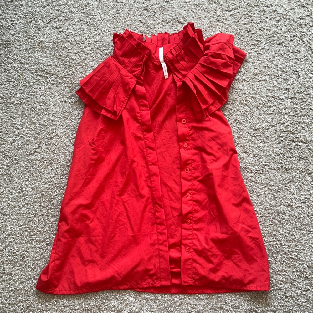 Red Blouse Top